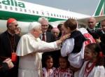 Pope Greets Child