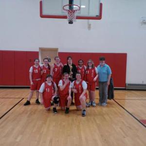 Junior High Girls Basketball Team Crowned Champions