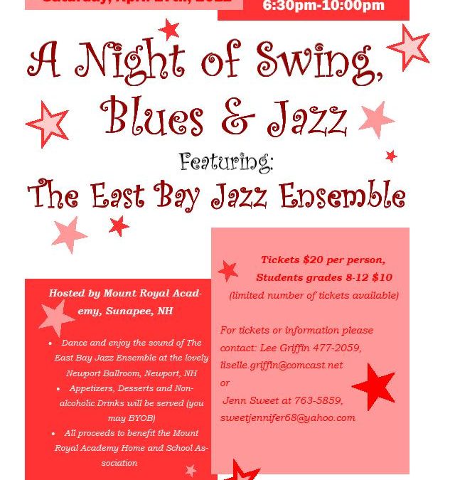 Save the date! Annual Swing Dance is on April 27th